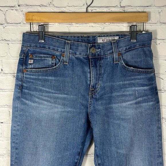 AG Adriano Goldschmied Womens Jeans Size 27R Blue The Ex-Boyfriend Slim Mid Rise - Picture 2 of 14